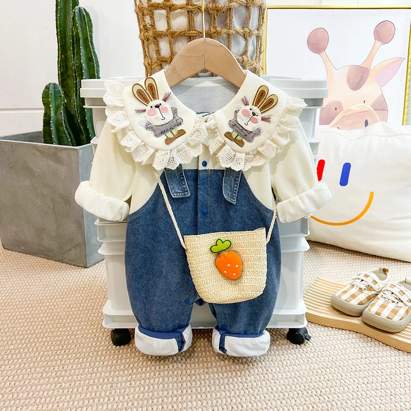 【宝藏衣橱上新】婴儿秋装连体衣女宝宝春秋季衣服满月百天周岁爬服