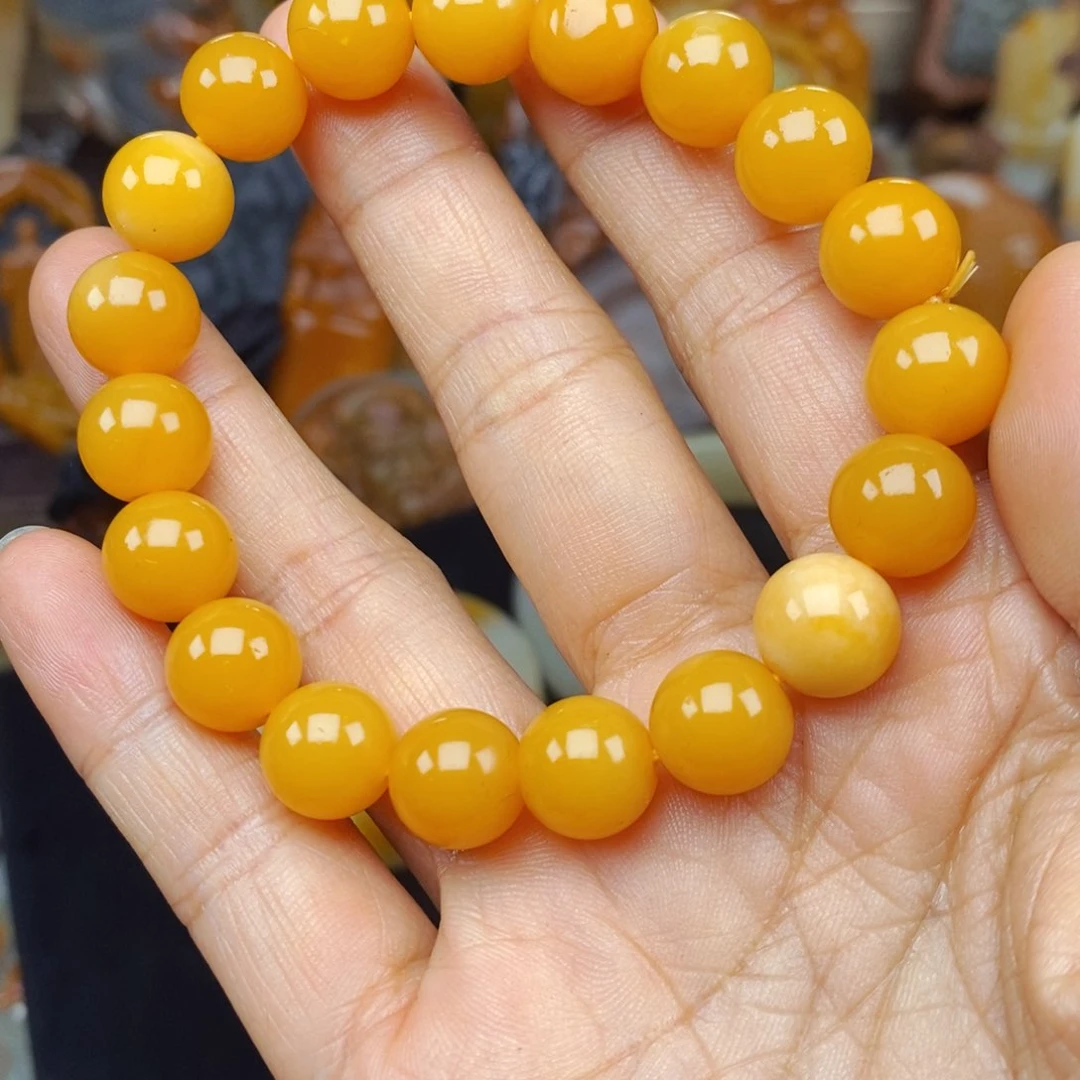 【闪购商品】石英质玉（黄龙玉）颈饰未镶嵌