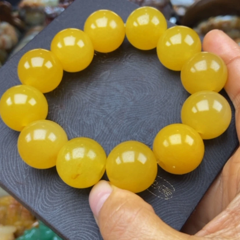 【闪购商品】石英质玉（黄龙玉）颈饰未镶嵌