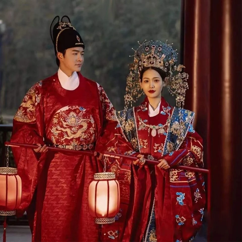 乌纱翼善冠明制首服帽翅可调配飞鱼服汉服首服帽赘婿新郎乌纱帽