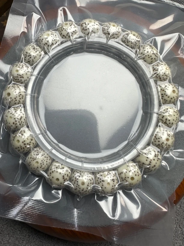 原生态月留白星月手串