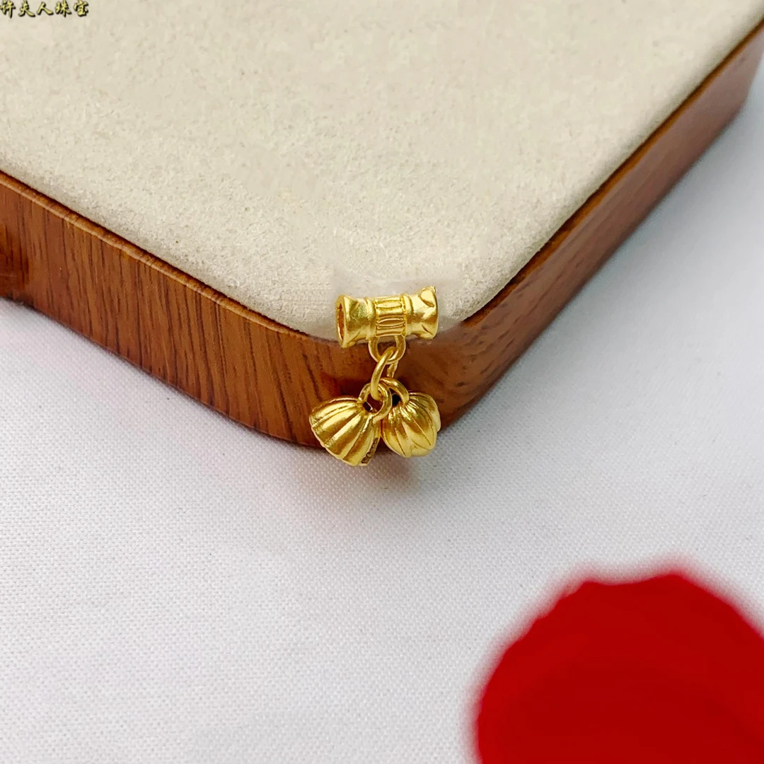 许夫人珠宝足金 时尚少女百搭 精致两世欢配件