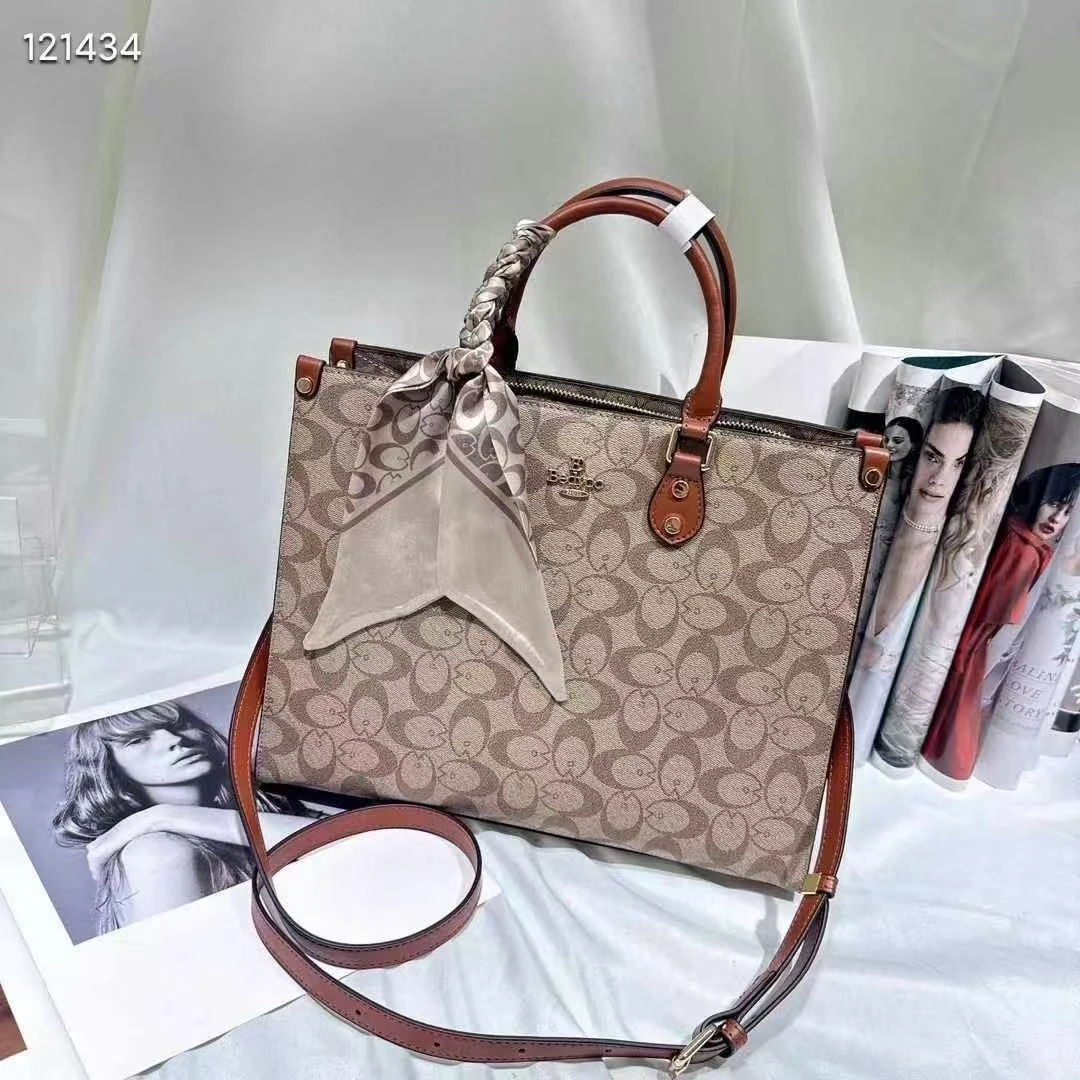 24541-1手提托特包时尚大号印花波士顿单肩中号大托特肩包