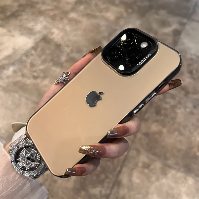 ins风简约苹果14promax手机壳iPhone13/12/11石墨灰plus网红男女