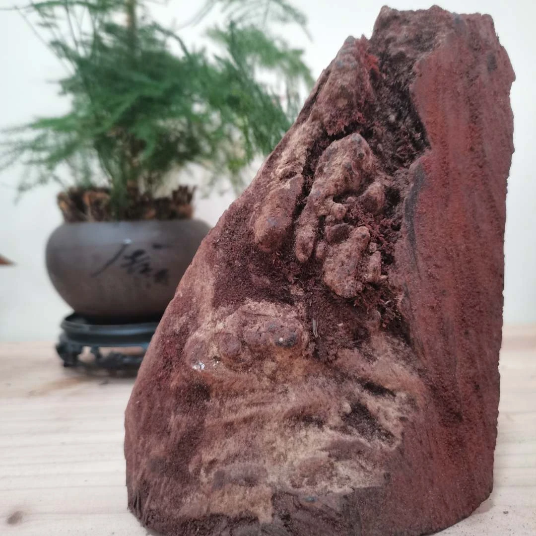 老挝大红酸枝手把件料随型 交趾黄檀红木家具边角料 弹弓料二胡料