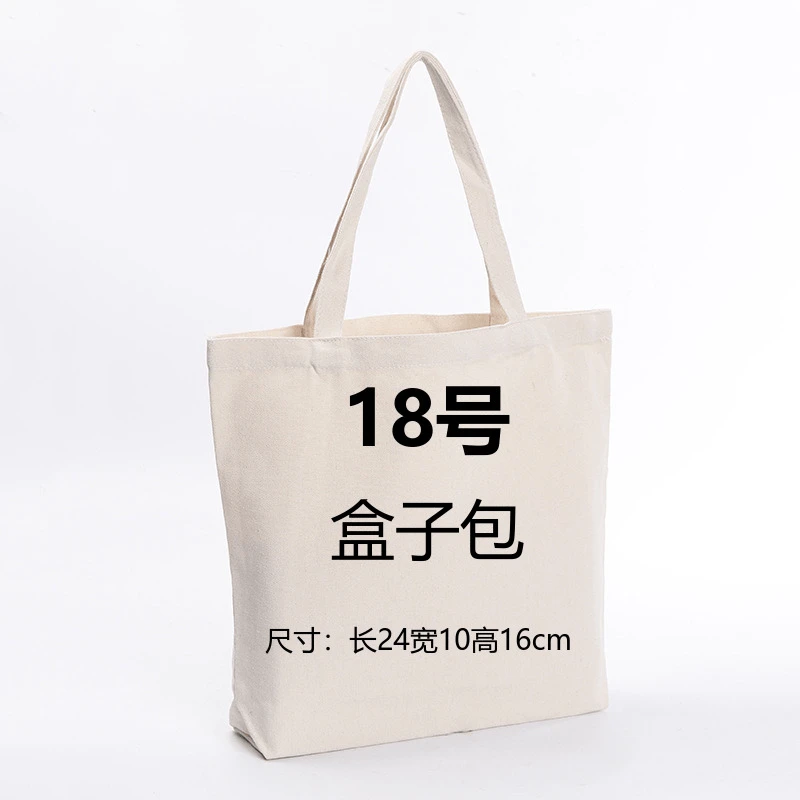B18号】夏季复古简约学生白色纯棉休闲百搭时尚学时尚盒子包   V63
