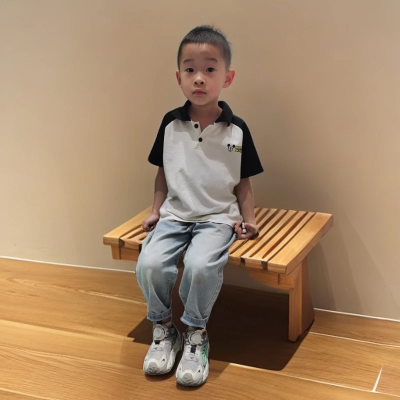 秋季新款休闲小童裤宽松拼接儿童裤（衣标不做参考701-800【淘乐鸟】