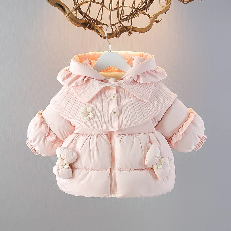 女童棉服外套冬装2024新款洋气秋冬装棉衣冬季小女孩加厚保暖棉袄