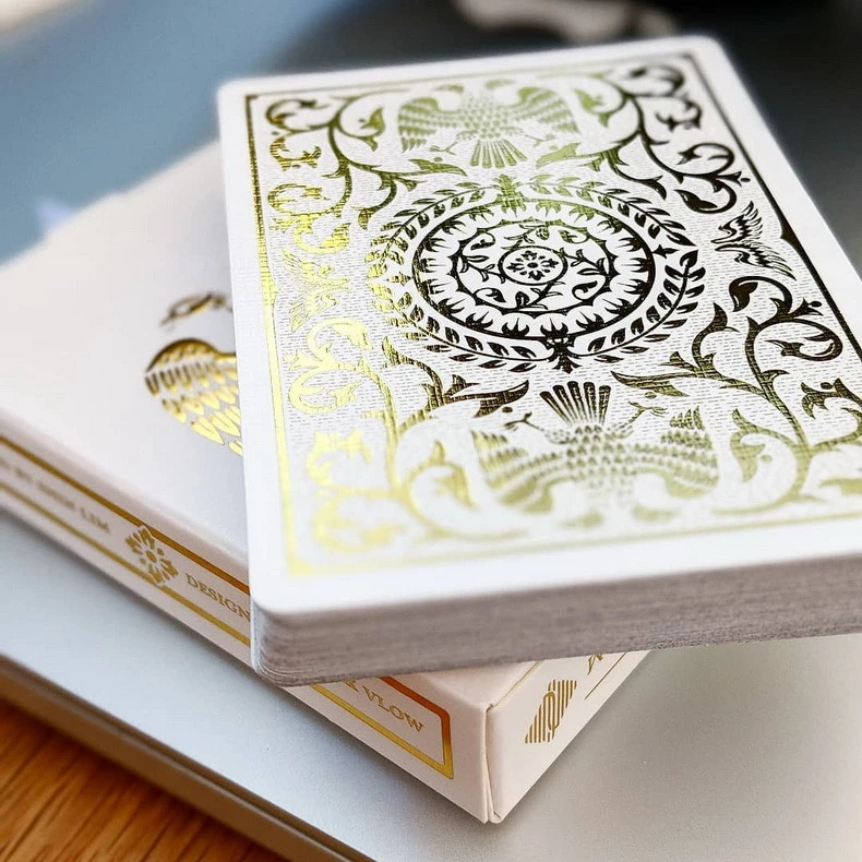 野猪校长进口Regalia Shin Lim申林王权魔术花切金箔收藏扑克纸牌