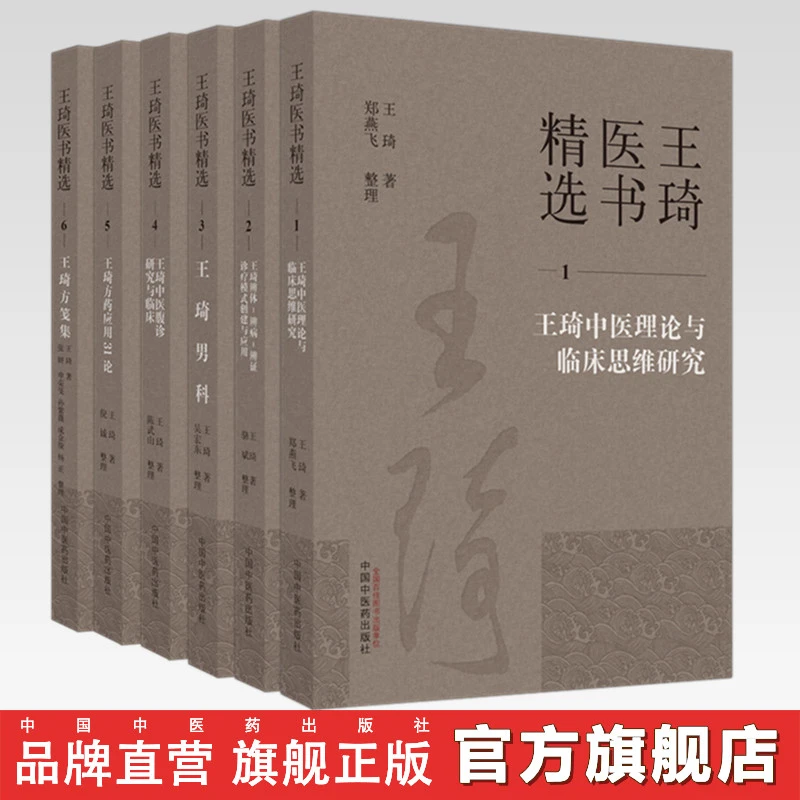 【全6册】王琦全集（1-2-3-4-5-6）王琦 著 中国中医药出版社