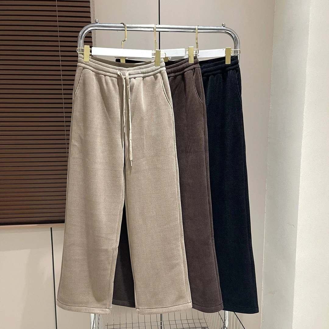 女神裤爱丽家纯色韩版加绒舒适休闲裤2786R