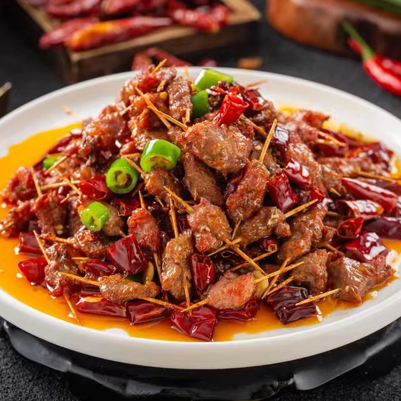 牙签牛肉250克盒装酒店饭店特色菜半成品酒店食材