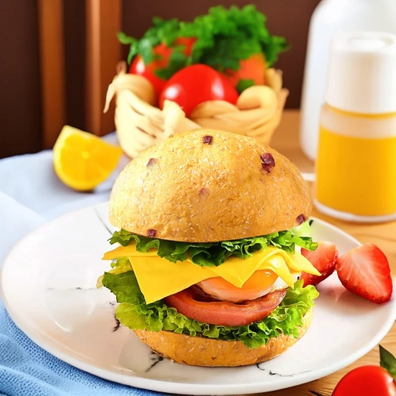 全麦南瓜面包轻脂轻卡欧包饱腹感0代餐营养早餐80g代糖