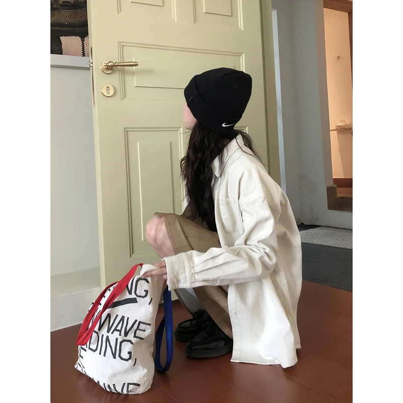 银河汽水 “柏林漫步”卡其色系灯芯绒衬衫