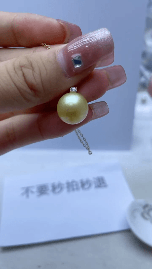 【闪购商品】海水珍珠颈饰18K金镶嵌2