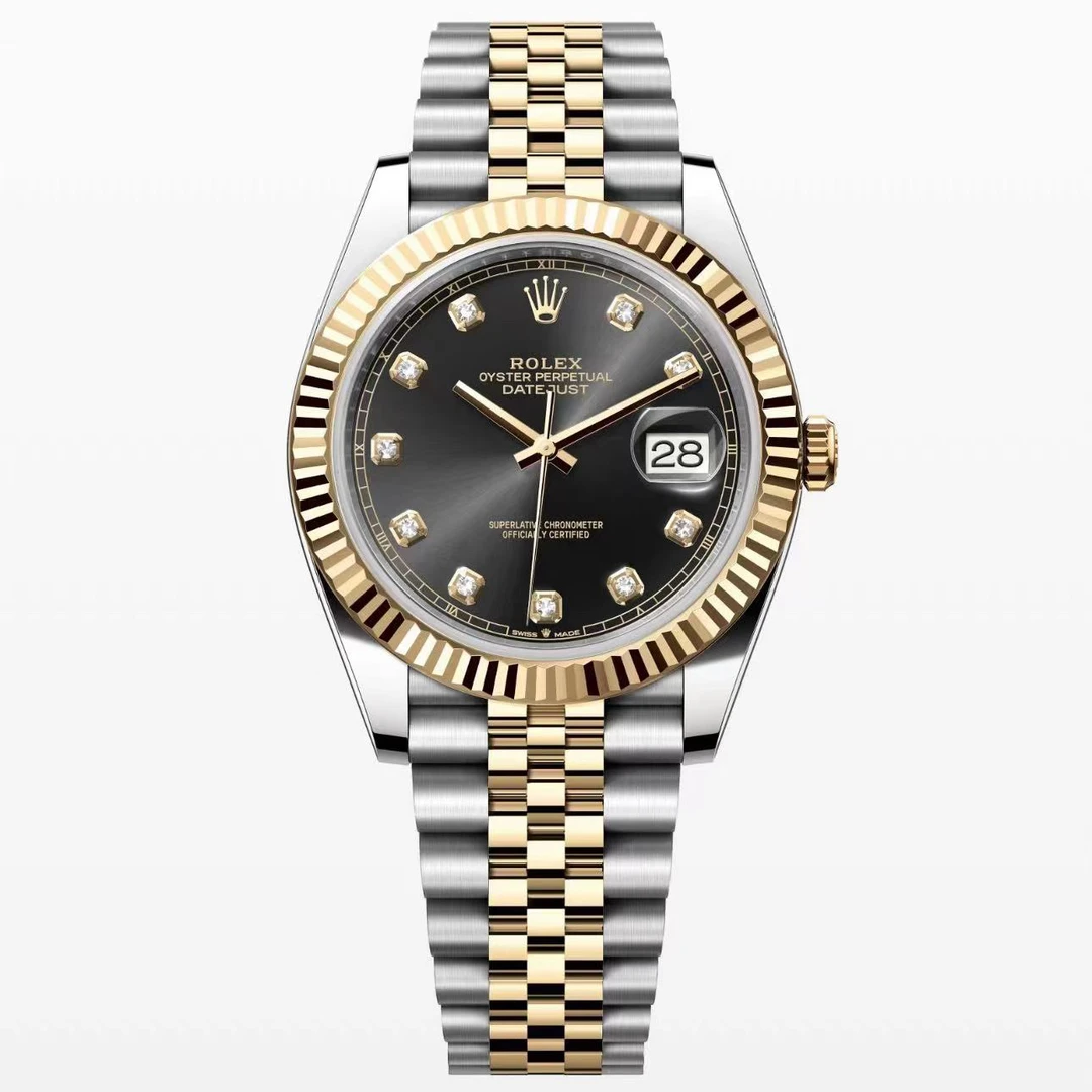 99新 Rolex/劳力士 126333日志/黑盘钻刻/表径41