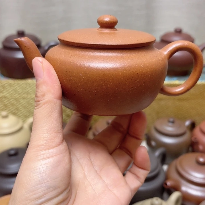 紫砂茶壶红卫红泥微瑕