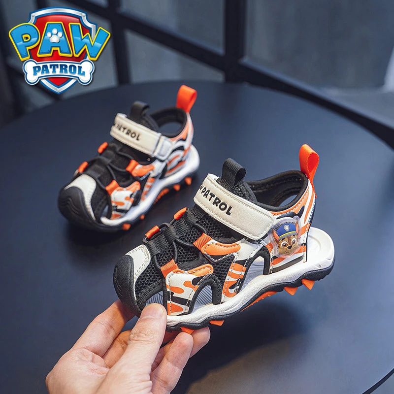 汪汪队童鞋学步鞋夏季2025新款儿童机能防滑轻便室内男童包头凉鞋