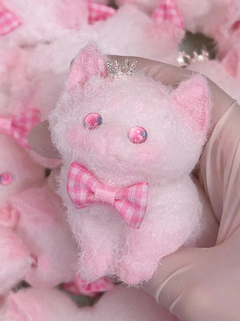 【植绒小猫】超可好捏纯手工食品级硅胶捏捏乐（默认微瑕/不可食用）