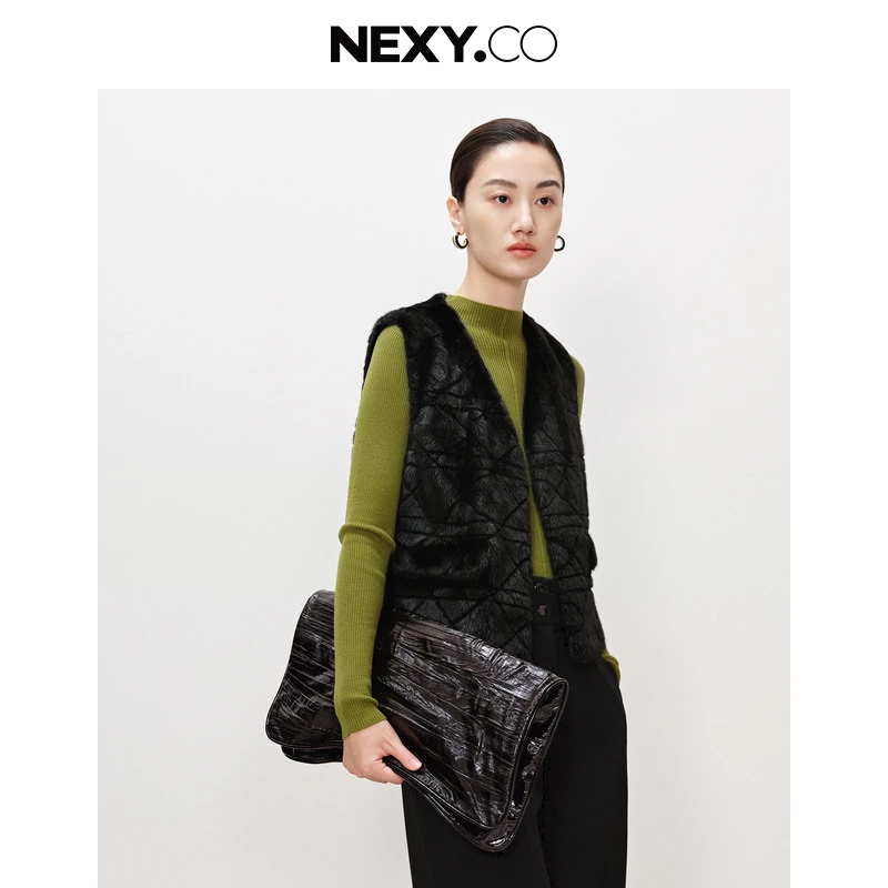 【晨粉专享价】NEXY.CO/奈蔻马甲外套XS02300W0