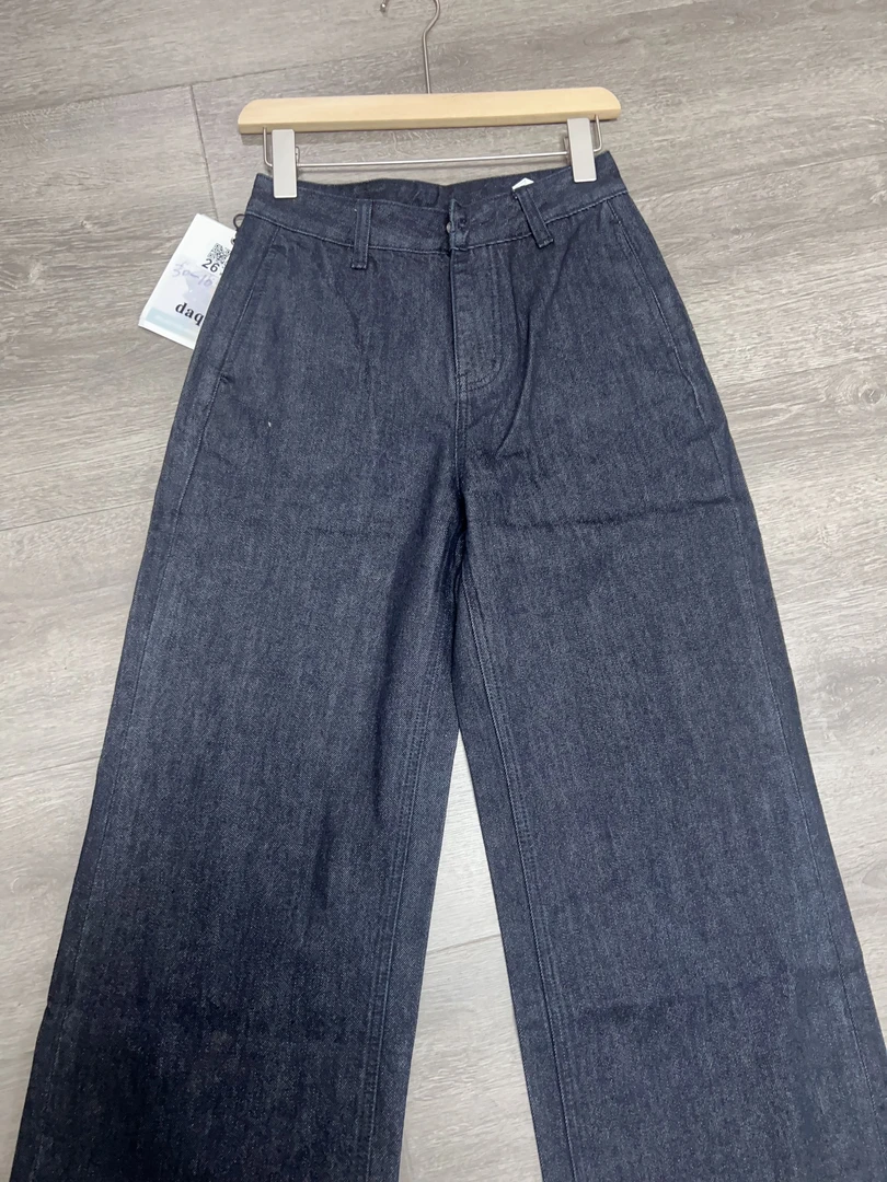 磨毛直筒牛仔裤9966