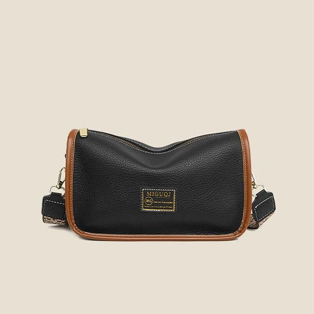 2002 黑色 高品质时尚百搭单肩斜挎包 MG (长27高16厚12）