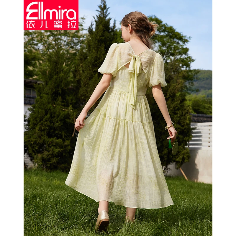 8322连衣裙度假夏季长裙沙滩裙2025新款洋气仙女裙夏款