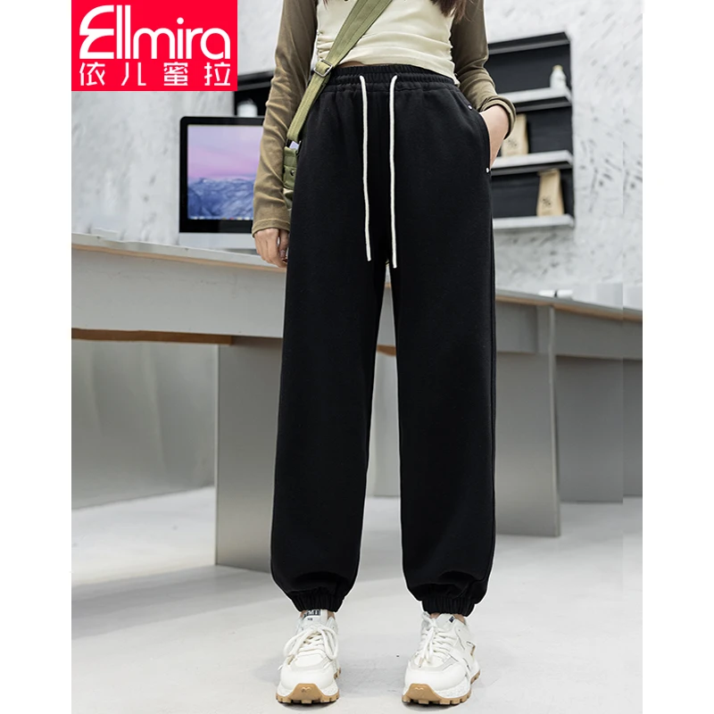 8101女童春秋卫裤薄款大童运动裤儿童宽松裤子女2024新款洋气女孩