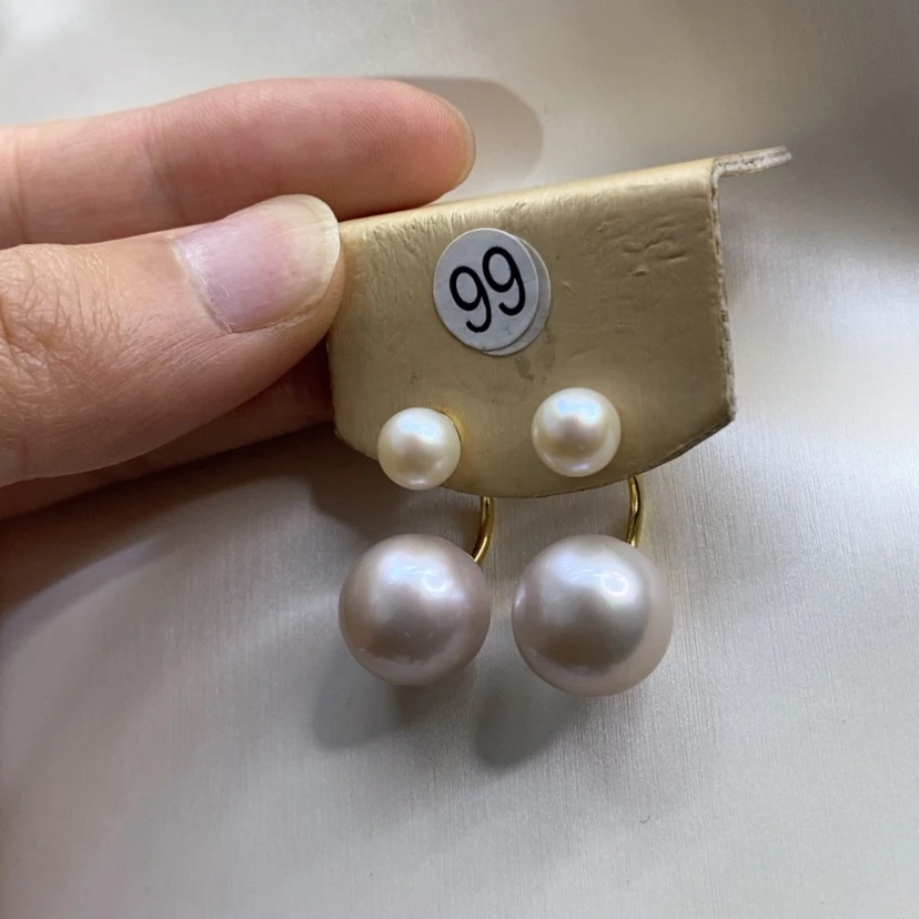 【闪购商品】淡水珍珠耳饰银S925镶嵌