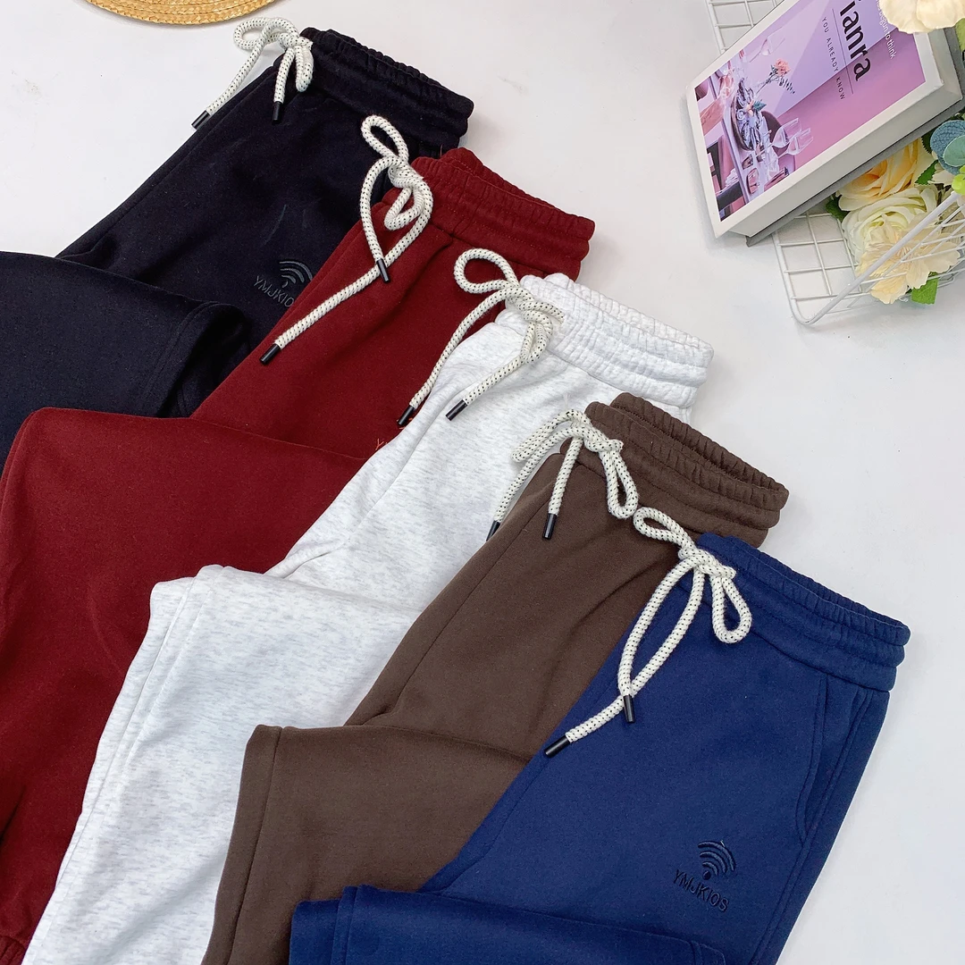 【左左推荐-9125】2024年新款多颜色裤子宽松遮肉修身显瘦字母卫裤