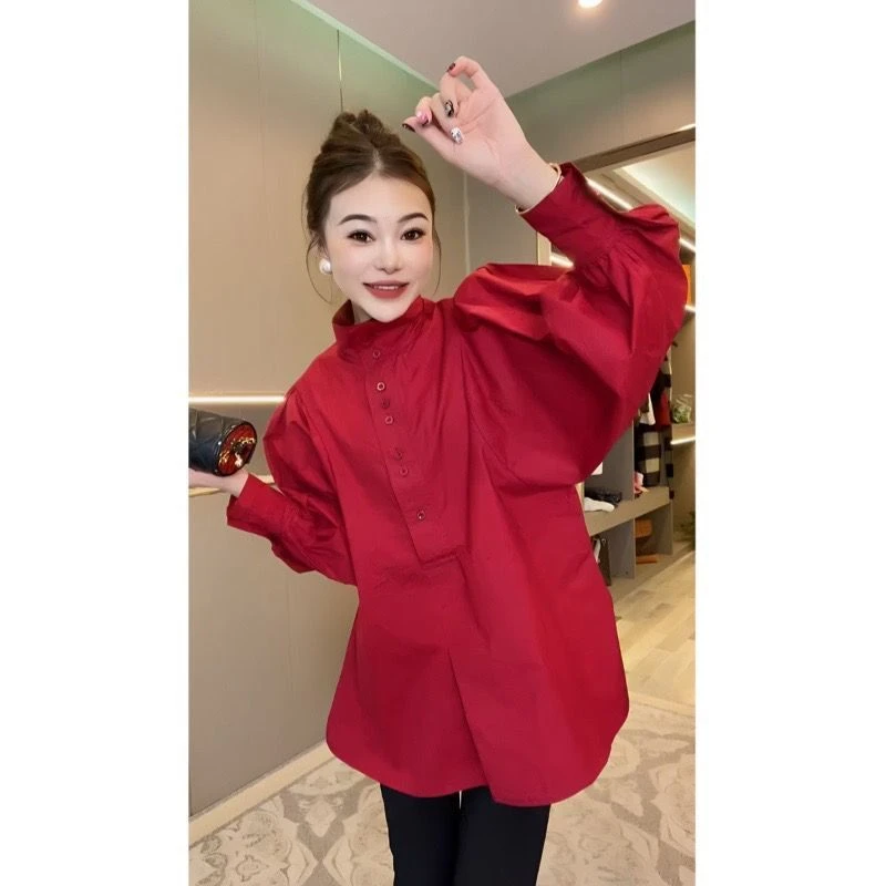 女装春秋洋气时尚春季中长款韩版秋季显瘦新款长袖百搭小众宽松ch