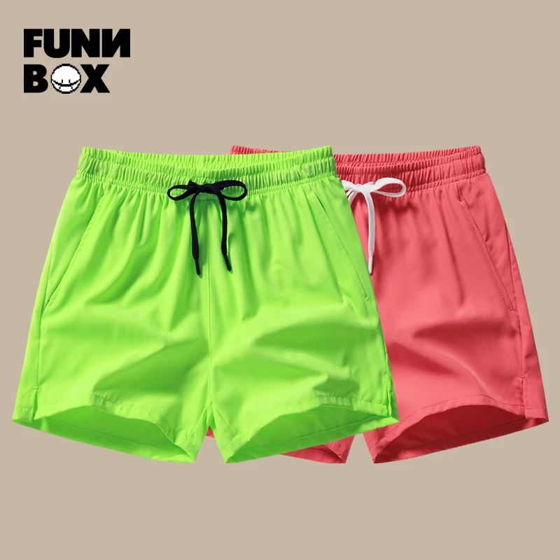 夏季短裤男女跑步运动休闲裤时尚透气薄款速干健身三分裤沙滩裤