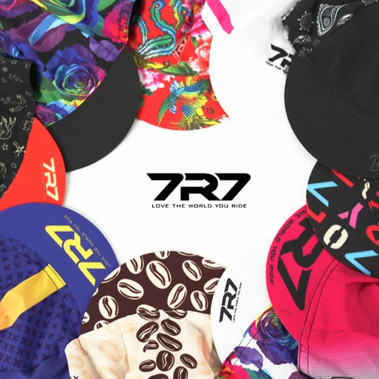 运动骑行小帽透气速干头盔户外内衬帽倒汗带帽檐可翻