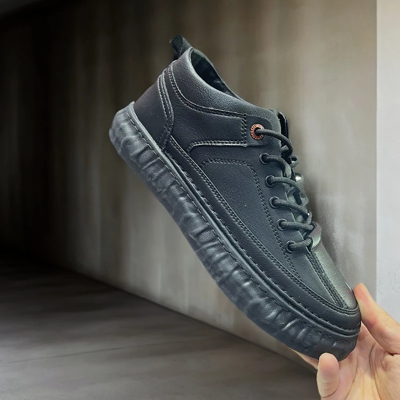 2406男真皮新款百搭男鞋新疆包邮本地仓