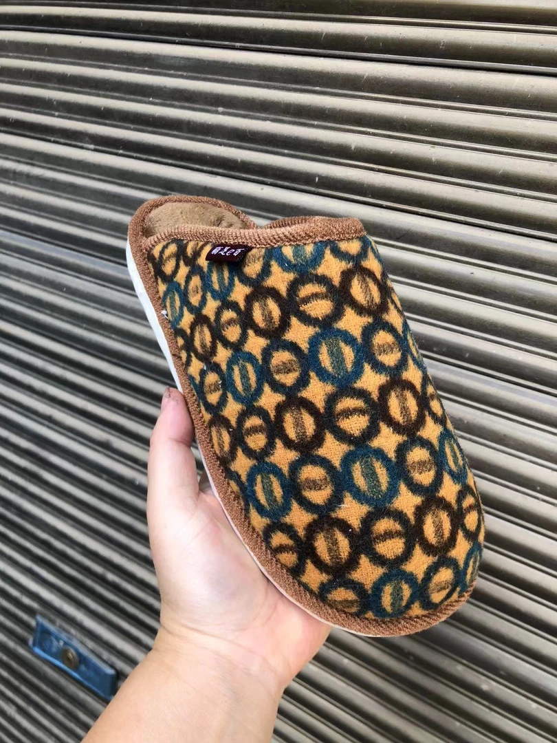 成品棉拖 室内棉拖鞋手工缝底 机洗不变形