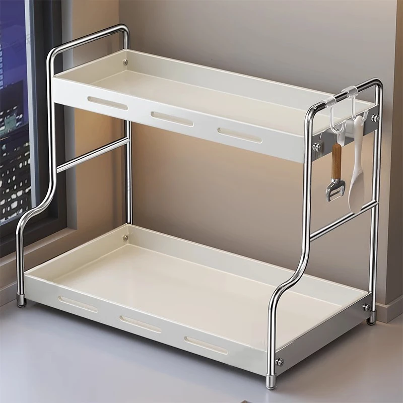 厨房调料置物架台面整理架家用放调味品架盐调味盒罐多层收纳架子