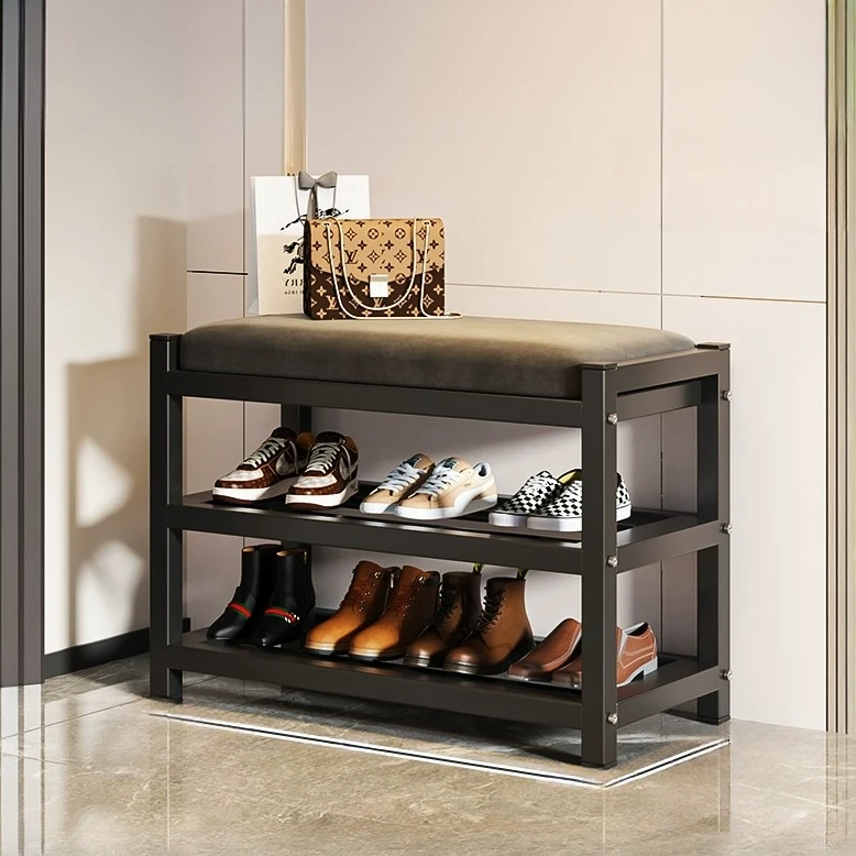 简易换鞋凳鞋架家用门口多层鞋子收纳凳入户门可坐门外楼道鞋柜