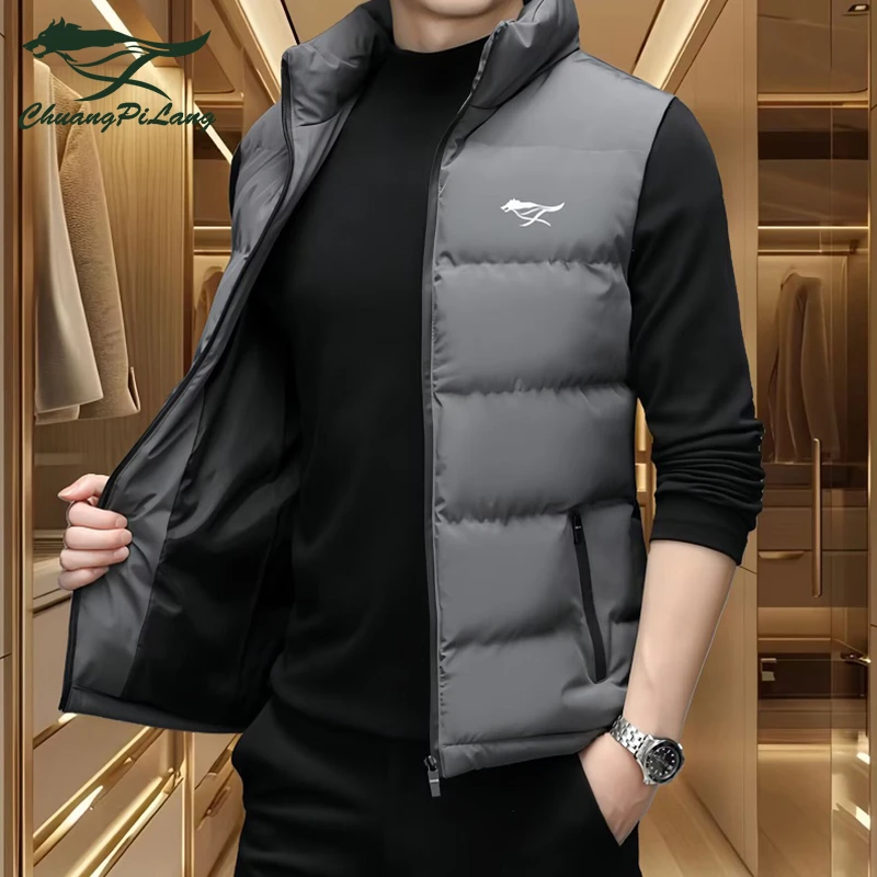 【品牌】捡漏男士棉马甲棉服春秋冬季新款休闲棉衣保暖坎肩外套男装