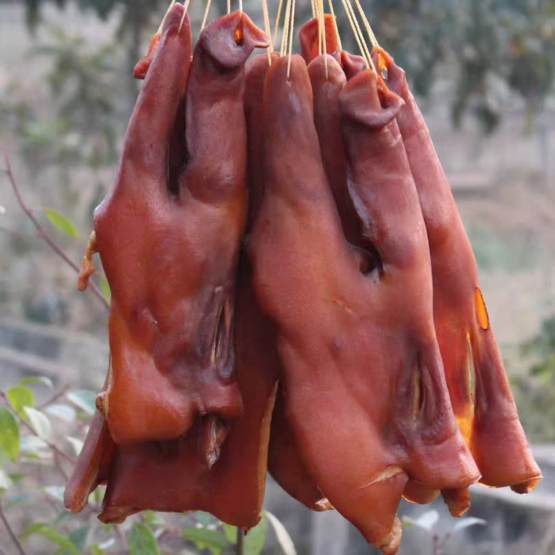 【鸿运当头】带核桃肉腊猪脸 所见即所得 川渝风味X