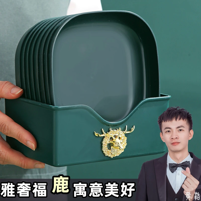 一眼就爱上!轻奢吐骨碟水果盘家用小吃碟零食盘2023年新款碟盘