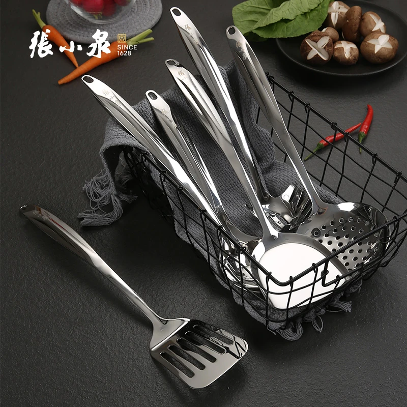 张小泉丽厨·韵系列304不锈钢铲炒锅铲防烫铲子C51400200铲子中式