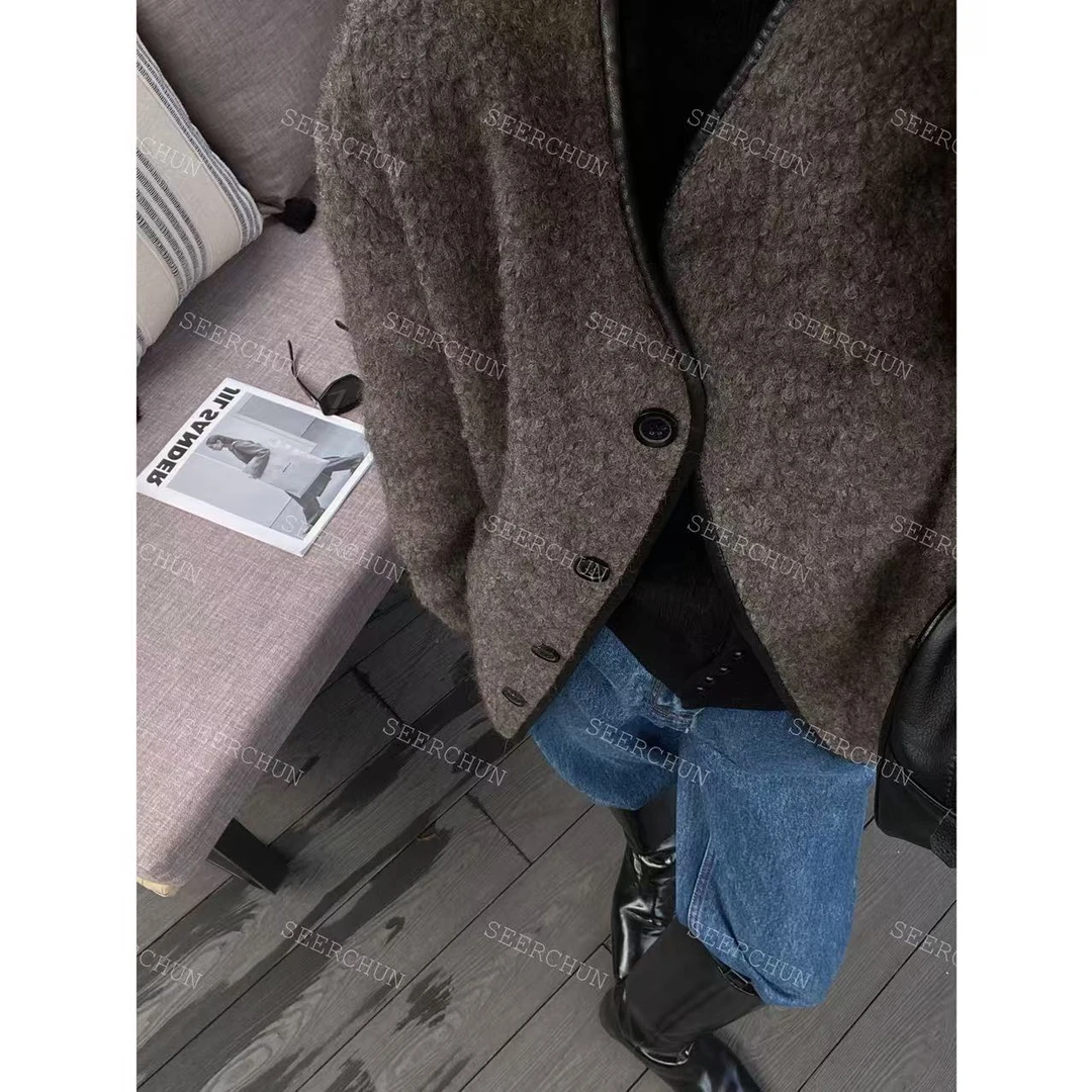 【纯纯女装】SEER CHUN 高品质极简调性定制面料羽绒服 41187