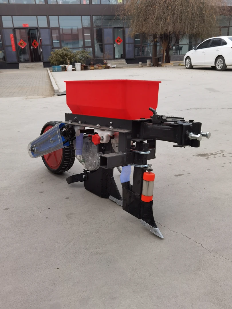 手扶款单行玉米大豆播种机播种施肥一次完成