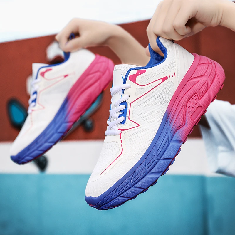 户外跑步鞋厚底减震轻便跳舞跳操跳绳运动鞋潮流网红爆款休闲鞋