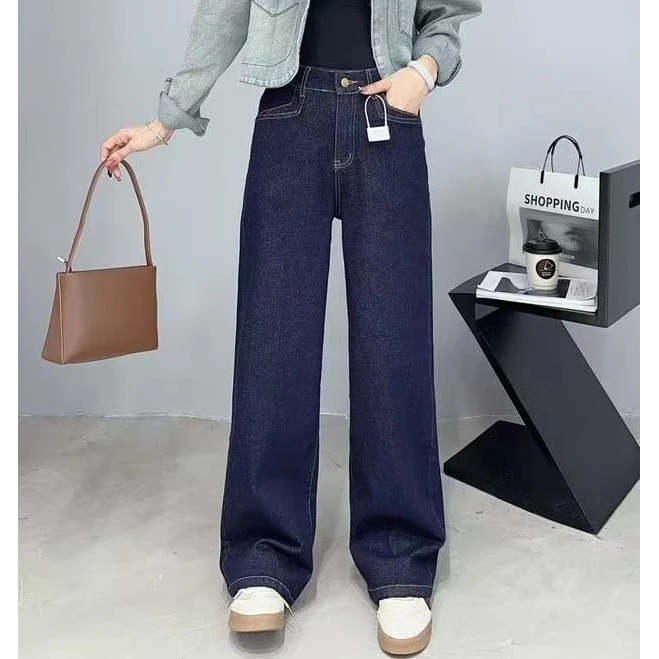 防褪色窄版阔腿裤55056