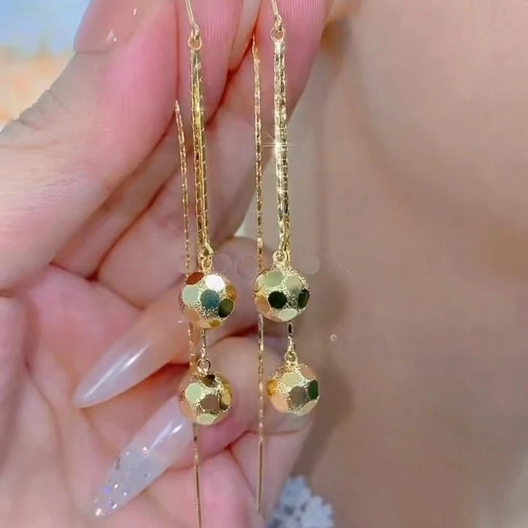 铜合金合金耳饰 【E94】时尚轻奢百搭法式小众设计感耳环