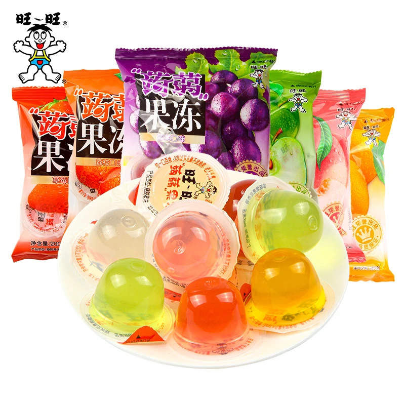 旺旺蒟蒻果冻200g混合多口味组合装儿童零食休闲食品