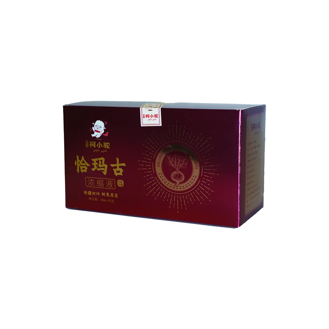 柯坪特色恰玛古浓缩液原装30ml*10支/盒食用直饮常温营养成分