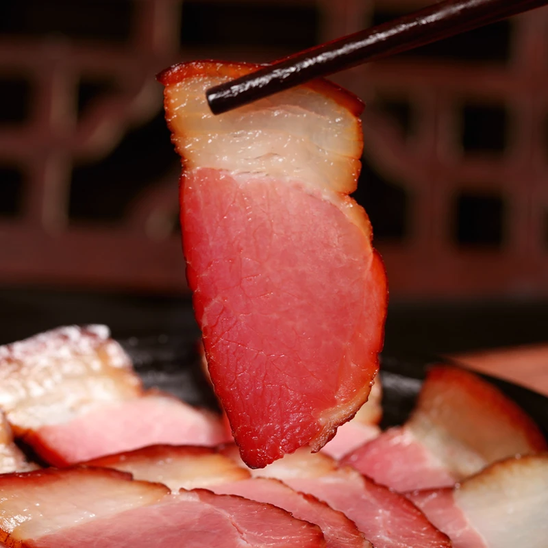 【四川后腿腊肉】川味二刀后腿腊肉四川美食柴火烟熏腿子2肥8瘦