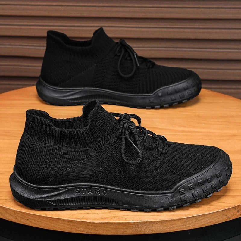 夏季男鞋新款透气椰子鞋男士运动鞋韩版百搭防滑休闲鞋飞织跑步鞋